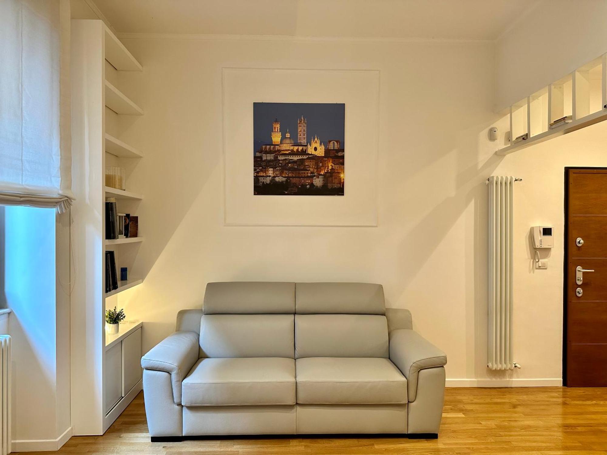 Sisters' Home - Appartamento Nel Centro Storico Con Terrazzo, Aria Condizionata E Vasca Da Bagno Siena Buitenkant foto